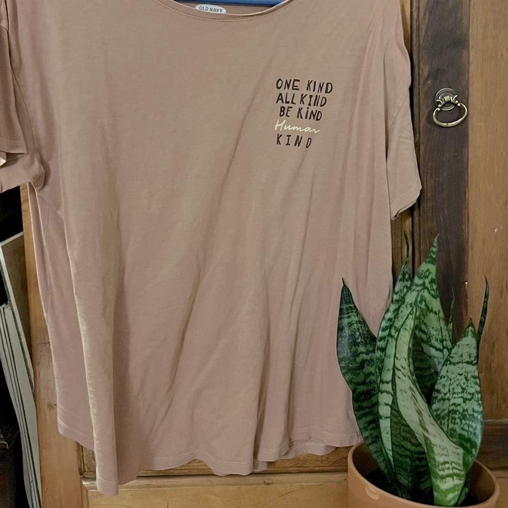 humankind old navy tshirt
